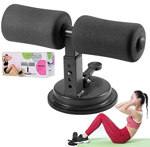 Sit-Up Bar With Foam Handle and heavy rubber suction, Fitness Equipment (Random Color Supply)