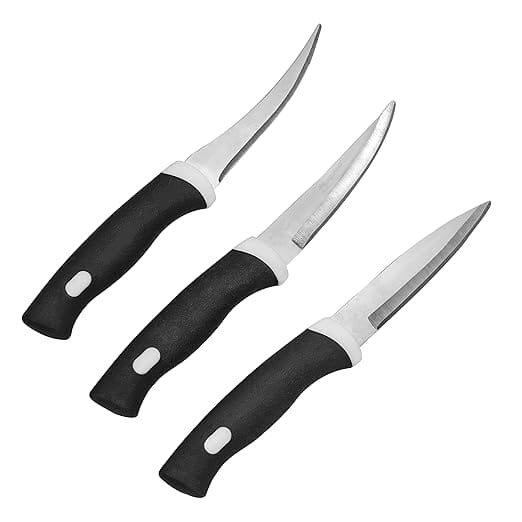 3 PCS Knife Set Ultra Sharp (Black)