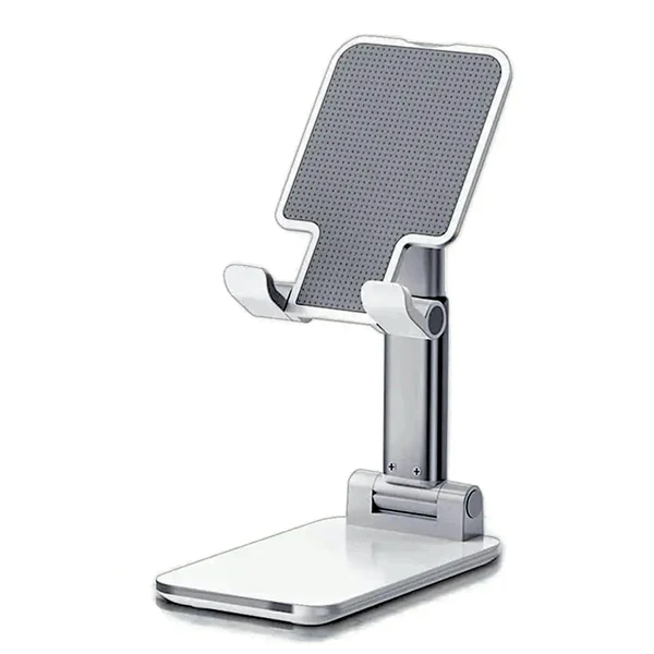 Foldable and Adjustable Mobile stand for mobile and Tablet (available in White and Black Color) Pack of 2 pcs