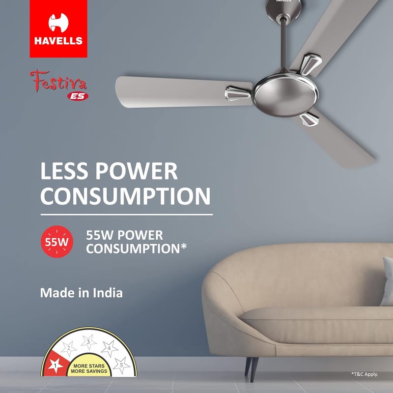 HAVELLS FESTIVA ES 1200MM MIST CEILING FAN