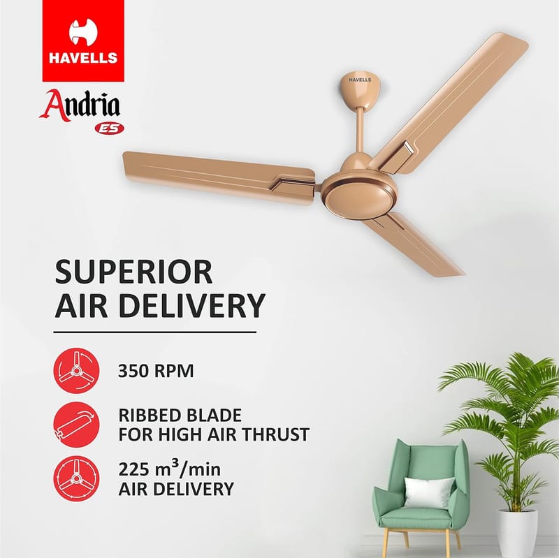 HAVELLS ANDRIA ES 1200MM QUARTZ CEILING FAN