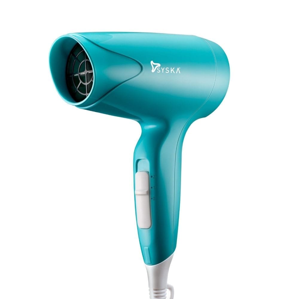 Syska Hd1600 1000Watt Teal Hair Dryer With 2 Years Warranty