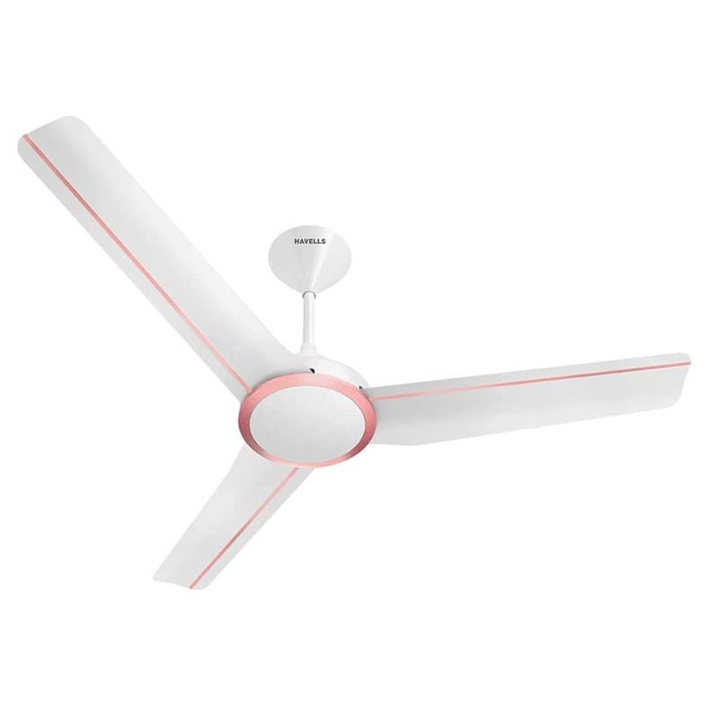 Havells Trinity Es 1200Mm Pearl White Lt Copper Ceiling Fan