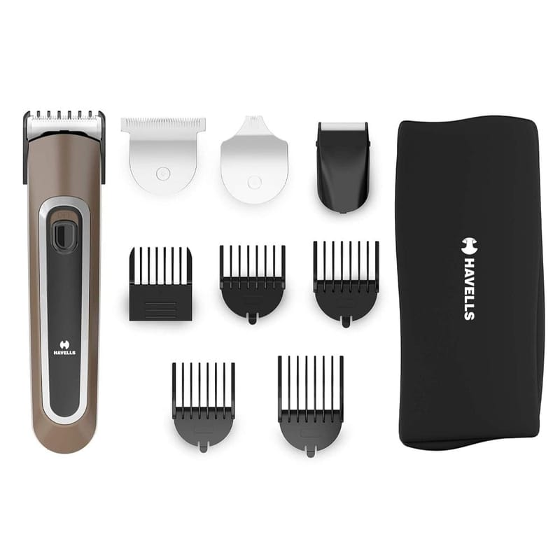 Havells Gs6451 Brown Corded And Cordless Fast Charge 4-In-1 Grooming Kit