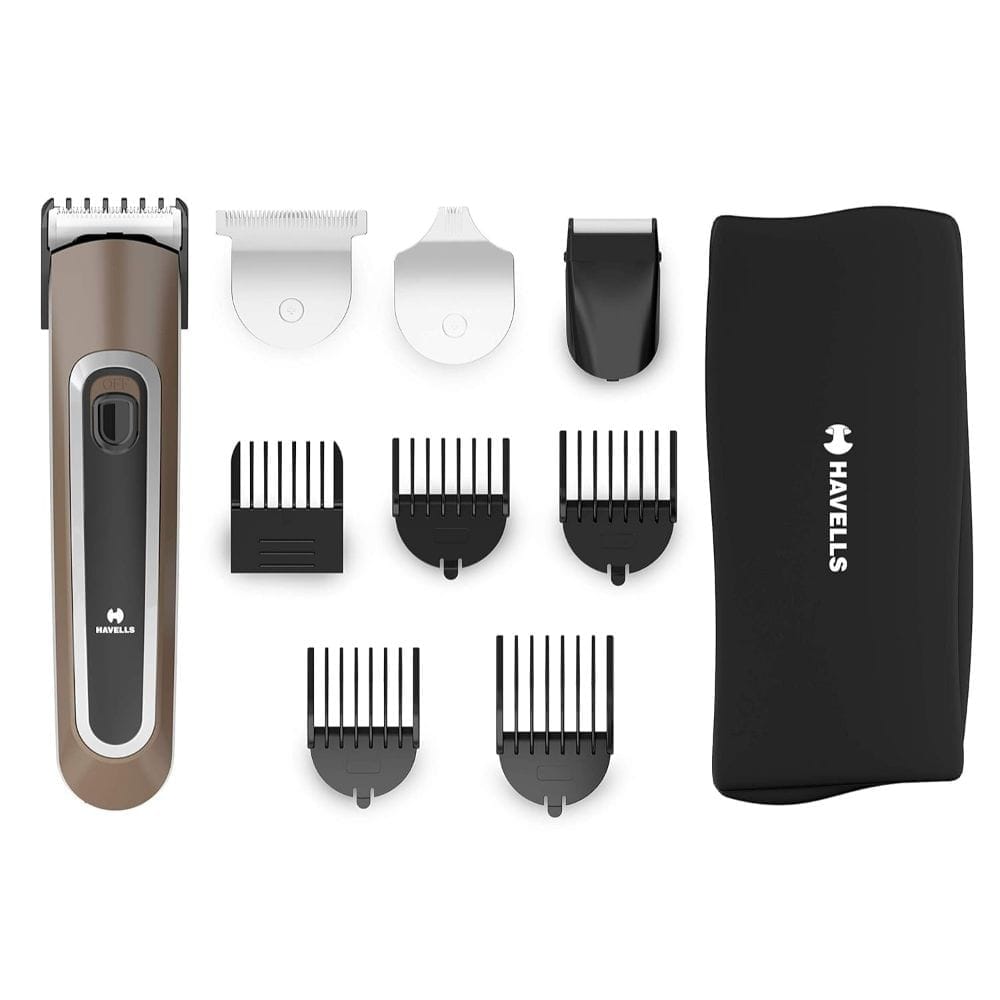 Havells Gs6451 Brown Corded And Cordless Fast Charge 4-In-1 Grooming Kit