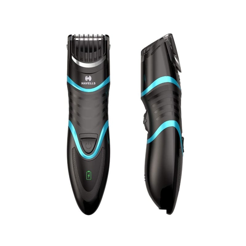 Havells Bt9005 Black And Blue Usb Quick Charge Zoom Wheel Beard Trimmer