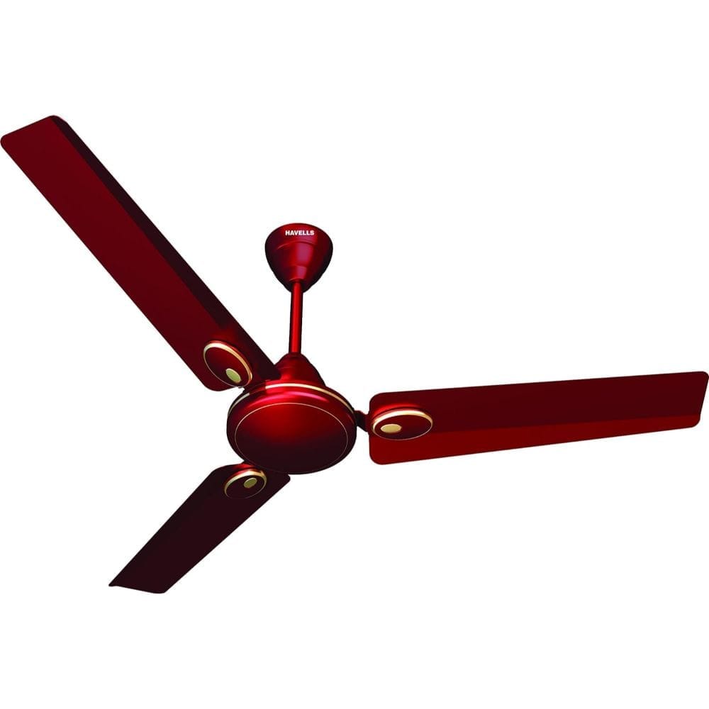 Havells Emperor Prime 1200Mm Maroon Gold Ceiling Fan