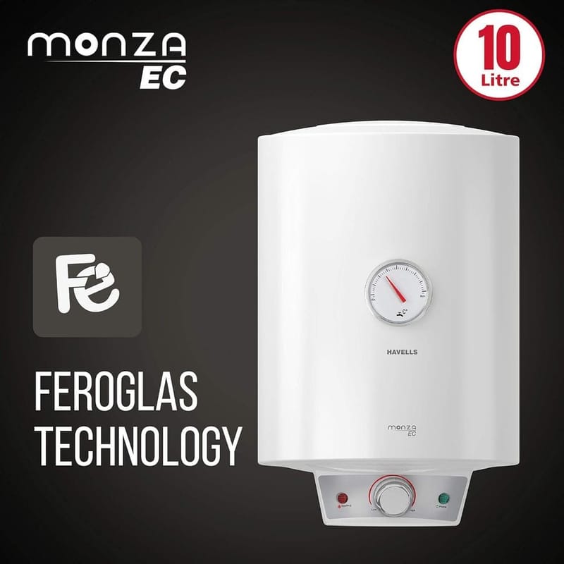 Havells Monza Ec 10L 4 Star 2000Watt White Storage Water Heater