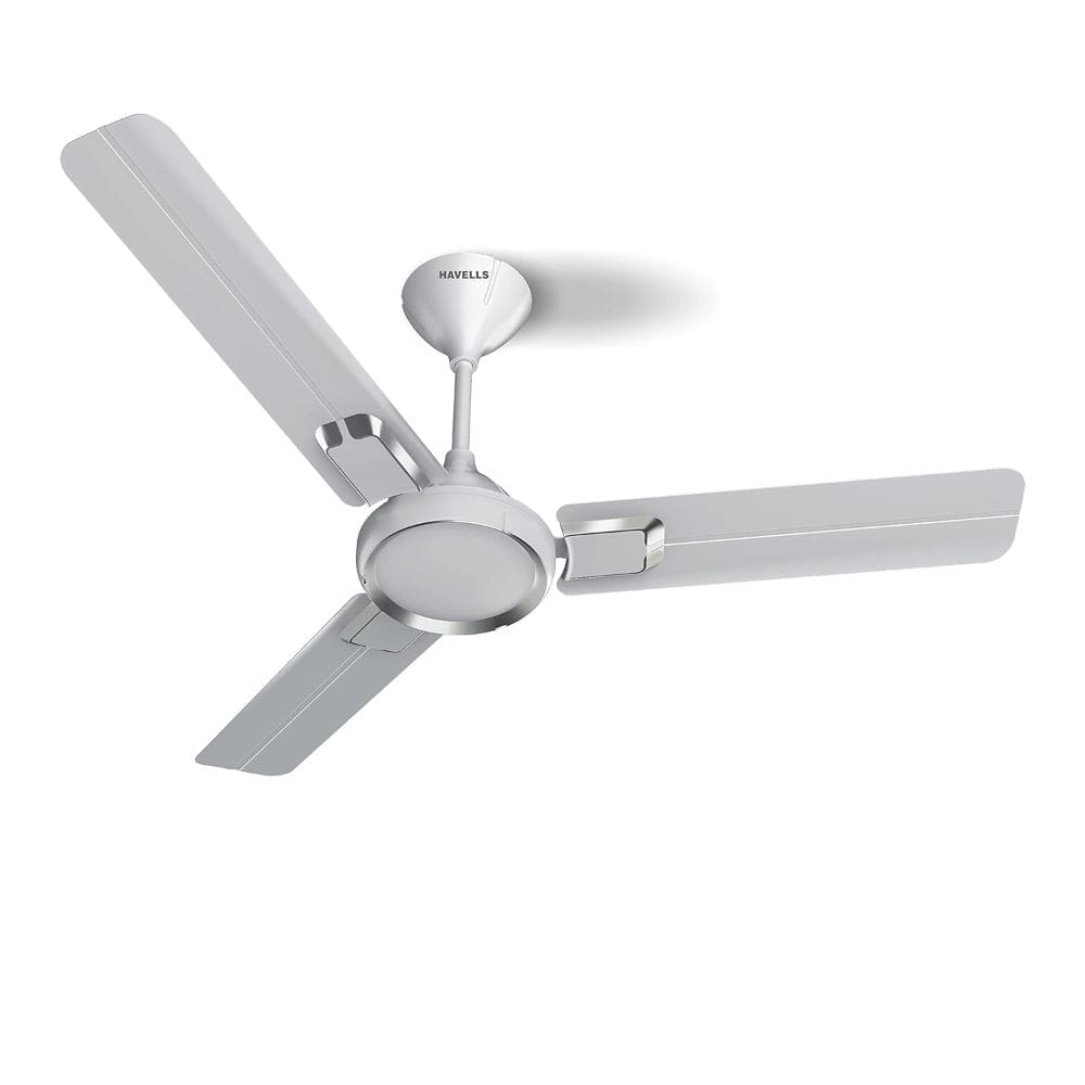 Havells Glaze 1200Mm Elegant White Chrome Ceiling Fan