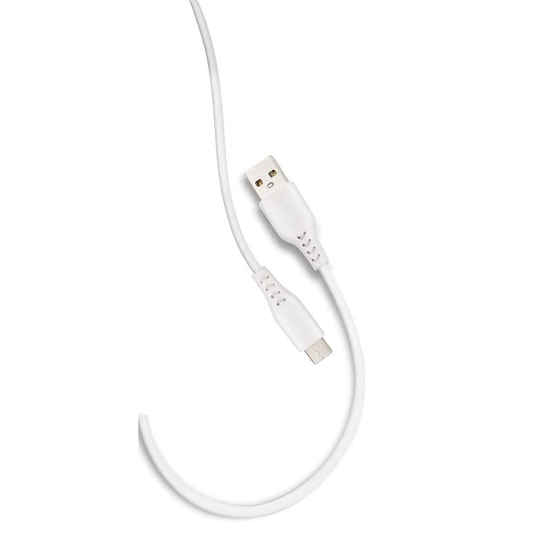 Syska Ccmp01-Pw 1.2Mtr Pristine White Mobile And Tablet Compatible Micro Usb Cable