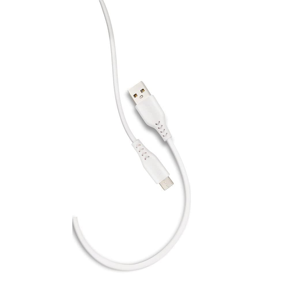 Syska Ccmp01-Pw 1.2Mtr Pristine White Mobile And Tablet Compatible Micro Usb Cable